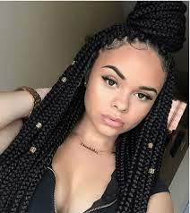 Crochet Box Braids Box Braids Styling Curly Hair Styles Braid Styles