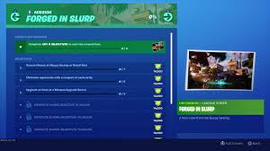 Fortnite chapter 2, season 5 is here. Fortnite Forged In Slurp Challenges How To Beat The Full Chapter 2 Season 1 Week 3 Mission Gamesradar