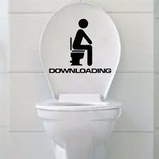 removable diy toilet seat wc bathroom art vinyl home decals decor wall sticker wall stickers toilet toilet wall diy toilet