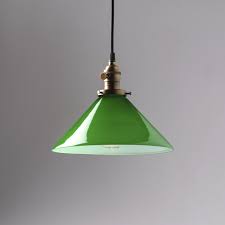 Pendant Light Fixture Green Glass Cone Shade 10 Glass Etsy Pendant Light Fixtures Pendant Light Green Pendant Light