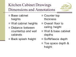 What is the standard height of a wall cabinet? Objective Develop Plans For Kitchen Cabinets Ppt Download