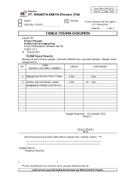 Terima jadi (turn key) gabungan ls dan hs prosentase 2.1. Tanda Terima Dokumen 2 November 2011