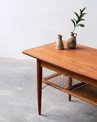 From marble to glass to wood, steel to plastic, the material choices for coffee tables is almost limitless.but remember that like a sofa or favorite chair, the hard working coffee table tends to see a lot of use. Coffee End Tables Home Living Mid Century Modern Retro Coffee Table Mid Century Table On Solid Oak Legs