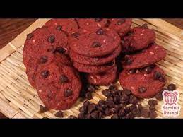 Biskut red velvet rangup yang merah menawan. Resepi Biskut Red Velvet Seminit Resepi Youtube Beludru Merah Resep Gula
