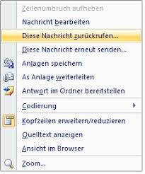 E Mail Nachricht Zuruckrufen Outlook Gesendete E Mail Zuruckholen My Digital Home