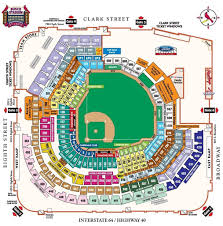 park seat numbers chart images online for busch stadium