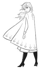 Together with anna, kristoff, olaf and sven, she'll set out on a dangerous but remarkable. New Frozen 2 Coloring Pages With Anna Youloveit Com