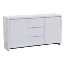 A form of service à la française, buffets are offered at various places including hotels. By Designs Channing White Gloss Sideboard Buffet Reviews Temple Webster