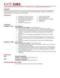 Writing a great resume is a crucial step in your job search. Best Social Worker Resume Example Livecareer