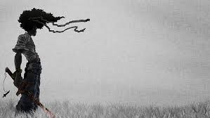 The afro samurai anime was a creative collaboration between samuel l. Hd Wallpaper Afro Samurai Anime Samurai Katana One Person Side View Plant Wallpaper Flare