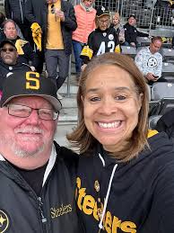 Hanging out with Joseph C. Younge cheering