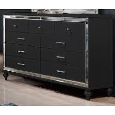 Our bedroom vanity sets include a mirror and ample tabletop space, providing you with an elegant and convenient place to get ready for the day. New Classic Furniture Valentino Bedroom Collection