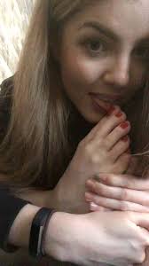 Self worship red nails - Rubyangelfeet - HDMP4