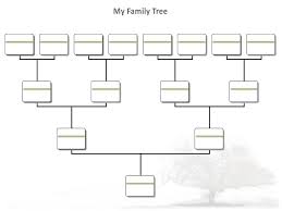 Printable Blank Family Tree Layout Template For Mac