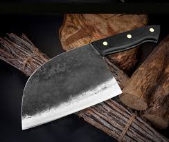 Coldland knives damascus knife making kit diy handmade damascus steel includes blank blade, pins, leather sheath, handle scales for knife making supplies by coldland nb114. Jager Serbischen Chef Messer Stahl Kuchenmesser Cleaver Geschmiedet Von Master Artisan Ebay