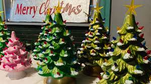 The bulbs and star glow when lit for a beautiful, colorful look. Vintage Ceramic Christmas Tree Paint Party Texas Art And Soul Create A Paint Party Business Online