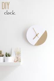 Diy Une Horloge Geometrique Nastennye Chasy Domashnij Dekor Dekor