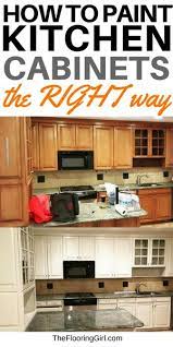 Painting kitchen cabinets is a diy project that anyone can tackle. How To Paint Cabinets The Right Way The Flooring Girl
