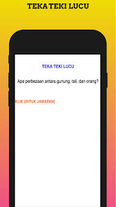 Jenjang kerasulan lebih tinggi daripada jenjang kenabian. 400 Teka Teki Lucu 2021 Apk 22 0 Download For Android Download 400 Teka Teki Lucu 2021 Apk Latest Version Apkfab Com
