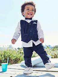 Baby Jungen Festliches Anzug Set Taufanzug Nachtblau Grau Hellblau Hosen Outfits Kleinkinderbekleidung Babies Jungen
