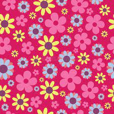 Hippy van applique machine embroidery design patterns 3 variations in 3 sizes 4, 5 and 6. Vector Seamless Pattern Dark Pink Hippie Floral Stock Illustration Illustration Of Floral Backgrounds 143412577