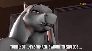 Toriel Teaches A Lesson (But only the stomach growling) - ThisVid.com