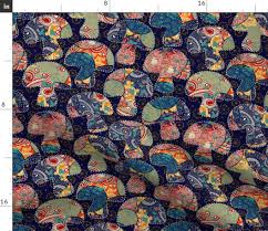 KIRUTO MUSHROOMS Fabric | Spoonflower