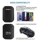 Amazon.com: CARLIMEKI Wireless Car Adapter Fit for Android Phone ...