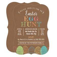 These simple diy easter craft ideas will bring a springtime touch to any room in the house and are so simple to create. Rustic Kraft Easter Egg Hunt Invitation Zazzle Com Egg Hunt Invitation Easter Egg Hunt Invitation Egg Hunt