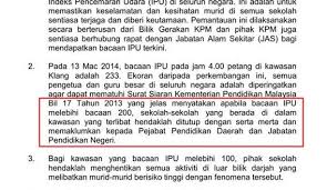 Kualiti udara di seluruh negara semakin pulih apabila hanya nilai di negeri sembilan masih mencatatkan paras indeks pencemaran udara (ipu) tidak sihat setakat pukul 3 petang ini. Bacaan Ipu Jerebu Terkini 13 Mac 2014 Sekolah Di Klang Tutup Kujie2 Com