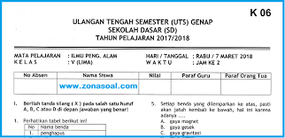 Moreover, our online services are able 24 hours a day, 7 days a week. Soal Uts Ipa Kelas 5 Semester Genap Dan Kunci Jawaban