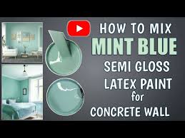 Mint Blue Semi Gloss Latex Paint