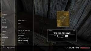 Cure Disease Spell At Skyrim Special Edition Nexus Mods And Community