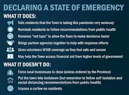 What this would mean for your rights. Quinte West On Twitter What Does A State Of Emergency Mean We Realize There Might Be Some Confusion About What Declaring A State Of Emergency Actually Means So We Re Sharing This Helpful