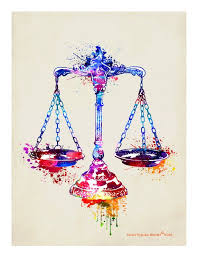 Lawyer Print Watercolor Scales Of Justice Etsy In 2021 Justice Tattoo Libra Art Libra Tattoo