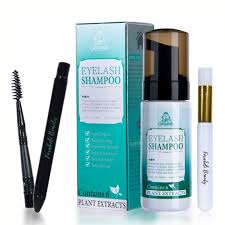 If you don't have much money you can also mix your own eyelash extensions shampoo. Amazon Com Eyelash Extension Shampoo Forabeli Brush Wand 50ml Eyelid Foaming Cleanser Nourishing Formula Lash Shampoo Wash Paraben Sulfate Free Safe Makeup Mascara Remover Professional Self Use Beauty