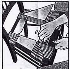 « rempaillage » d'une chaise avec du tissu 2ème partie : 84 Idees De Rempaillez Vos Chaises Mesdames Cannage Rempaillage Chaise Cannage Chaise