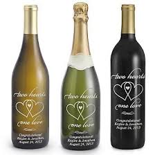 Personalized Two Hearts One Love Etched Wine Bottles Add Your Message Wine Bottle Wine Engraved Wine Bottles