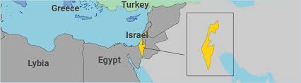 It is situated on the southeastern shore of the mediterranean. Cor Israel