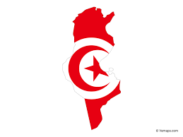 The red background on the flag symbolizes the struggles of tunisian heroes during the turkish attacks in 1574. Flag Map Of Tunisia Free Vector Maps