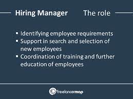 Service manager, you will manage service center operations and support our customers and our service team. What Does A Hiring Manager Do