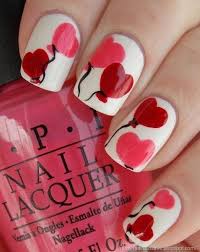 50 Best Valentines Day Nail Art Designs Unas Manos Y Pies Manicura De Unas Unas De Amor