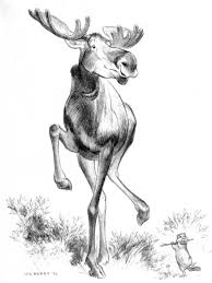 Berry Studios Cards And Prints Art Wildlife Art Moose Art