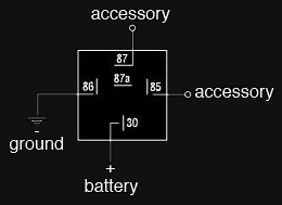 12v, the standard of all every relay should have a diagram showing what the relay does. Understanding Automotive Relays