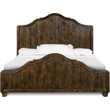 Nashville Rustic Pine Bed 1 908 Liked On Polyvore Featuring Home Furniture Beds Queen Footboard Pine King Head Panel Bed Pine Beds Headboards For Beds