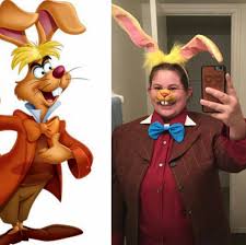 The magical mad march hare from alice in wonderland is wearing a velour jacket with patch pockets. The March Hare From Alice In Wonderland Alternative Disney Costume Ideas Zimbio