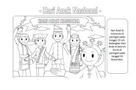 Download mewarnai gambar tema pahlawan. Contoh Gambar Mewarnai Tema Anak Nasional Kataucap