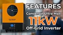 Conversol 11kW Ultra Max - Off Grid Inverter - New Features & Dual 230V AC  Output