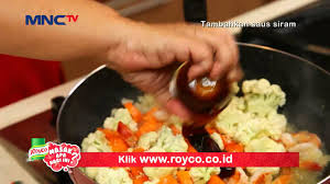 Cara membuat kembang kol siram: Royco Masak Apa Hari Ini Kembang Kol Saus Tiram 23 6 Youtube