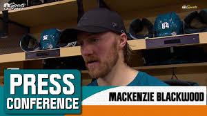 Blackwood 'felt comfortable' in Sharks' win over Kraken